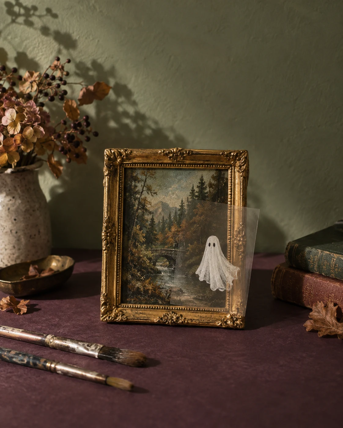 Illustrative artwork for The Tiny Haunted Gallery