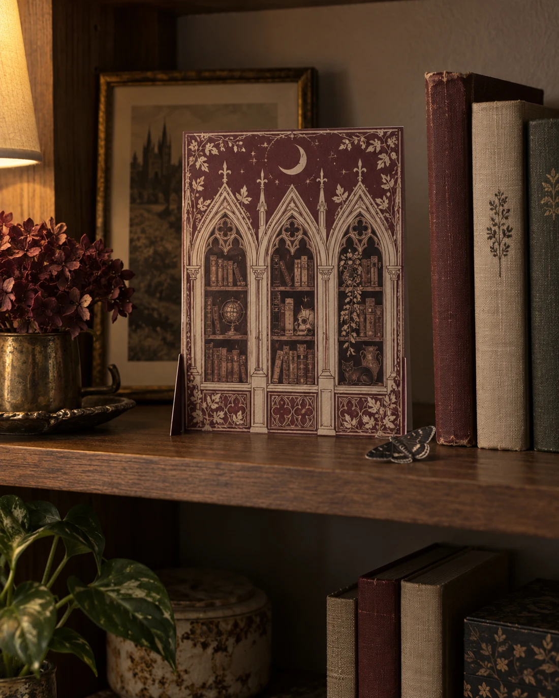 Illustrative artwork for The One-Shelf Haunted Library