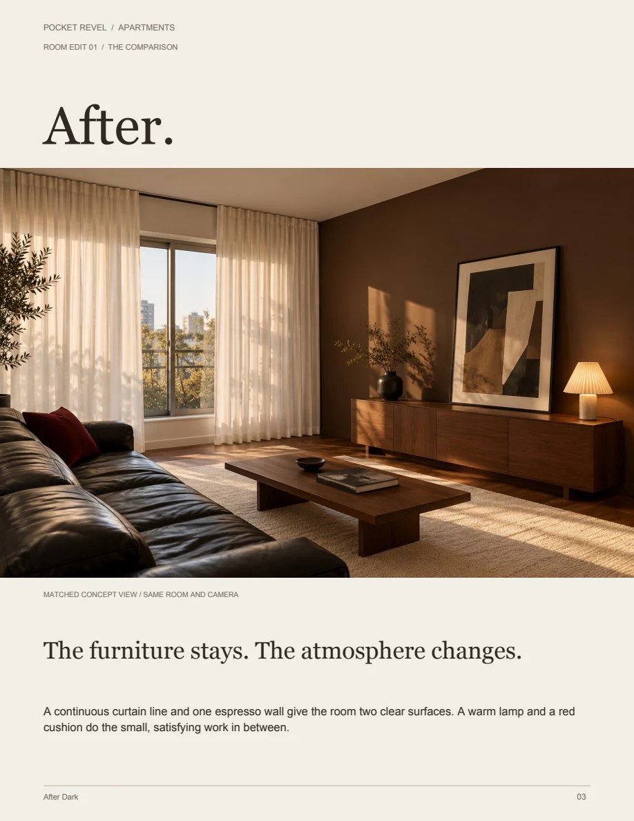 A page from the guide: See what changes.