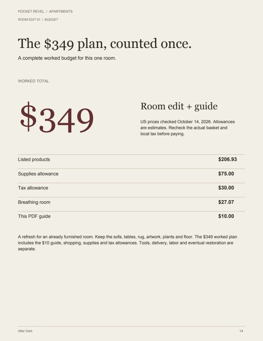 A page from the guide: Know where the money goes.